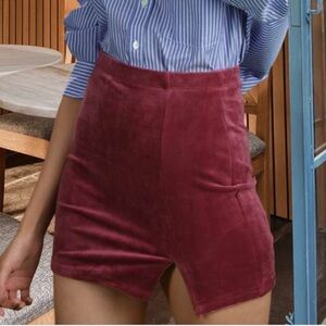 Red velvet forever 21 skirt